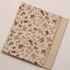 160cm*50cm Twill Pure Cotton Fabric, Countryside Strawberry Flower Print, Handmade DIY Clothing Bedding Fabric
