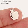 5Pcs Strawberry/Cherry/Pineapple/Watermelon Charms Stainless Steel Fruits Pendants DIY Bracelets Necklace Making Jewelry Making