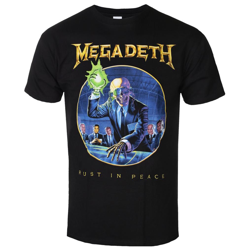 Retro Summer Megadeth Graphic Cotton Tshirt Unisex Summer Short Sleeve Fashion Brand Tee Luxury Casual Vintage Tees