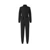 FILA 2025 Q1 Casual Versatile Woven Jumpsuit Women jumpsuit Deep-Black A11W515708FBK