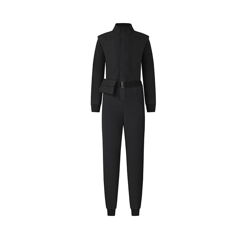 

FILA 2025 Q1 Casual Versatile Woven Jumpsuit Women jumpsuit Deep-Black A11W515708FBK XL