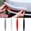 2Pcs Universal Anti-Collision Protector Stickers Car Front Rear Corner Bumper Guard Anti-Scratch Strips Sticker Car Accessories
