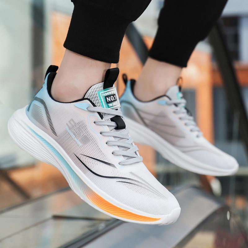 New Breathable Competitive Sports Students, Men and Women, Couples, Sports Shoes, Lightweight Rebound Running Shoes, Men's Shoes