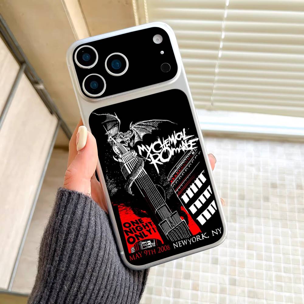 My Chemical Romance Rock Band Modern Style Back Decal Sticker Protective Wrap Skin For IPhone 17 Pro 17 Pro Max