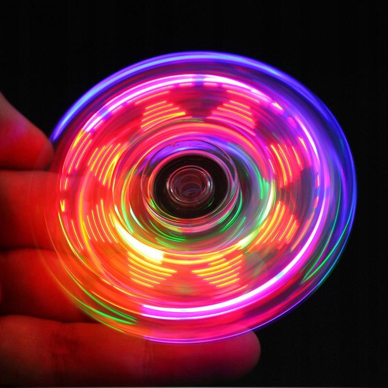 Led Glowing Fidget Spinner Sensory Toy