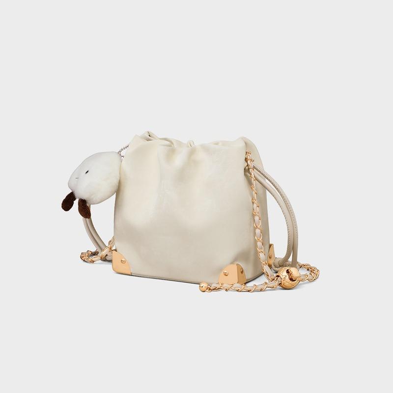 Bucket Bag Women's New Autumn and Winter Messenger Bag Cute Niche Shoulder Chain Women's Bag Luggage