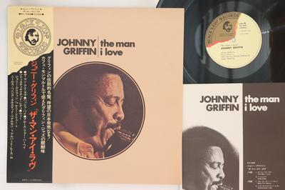 LP Record JOHNNY GRIFFIN - Man I Love PA7068 BLACK LION 1973 Japan Obi Jazz Used