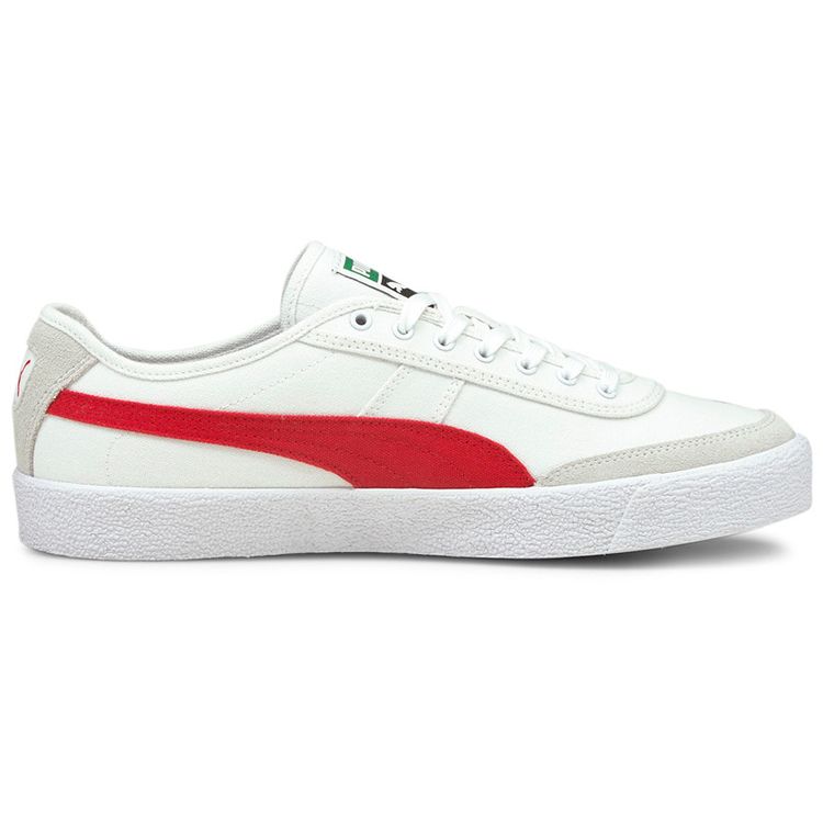 Puma Oslo Vulc Cvs Casual Low-Top Skate Shoes Unisex Sneakers White Red 374978-04