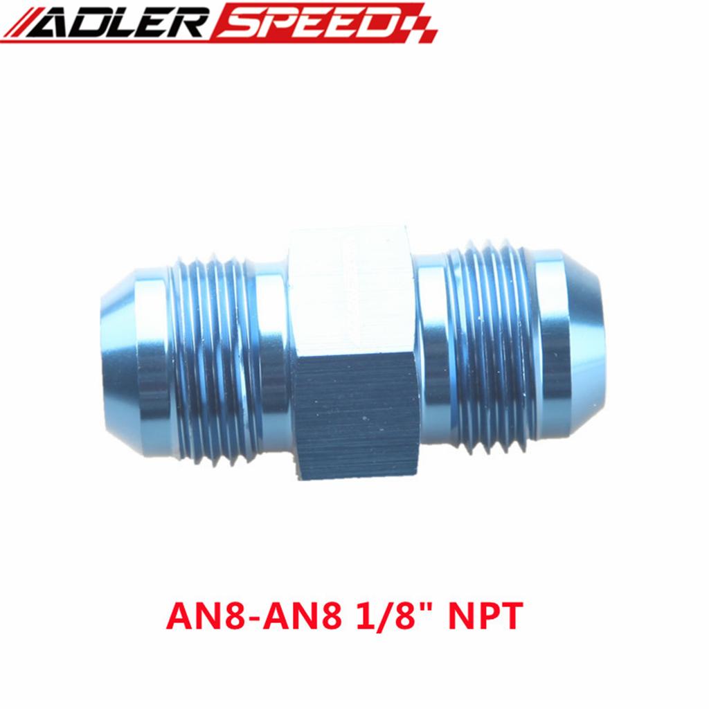 AN4 AN6 AN8 AN10 Male To Female 1/8" NPT Gauge / Sensor Side Port Adapter Oil Fuel Fitting Hose End