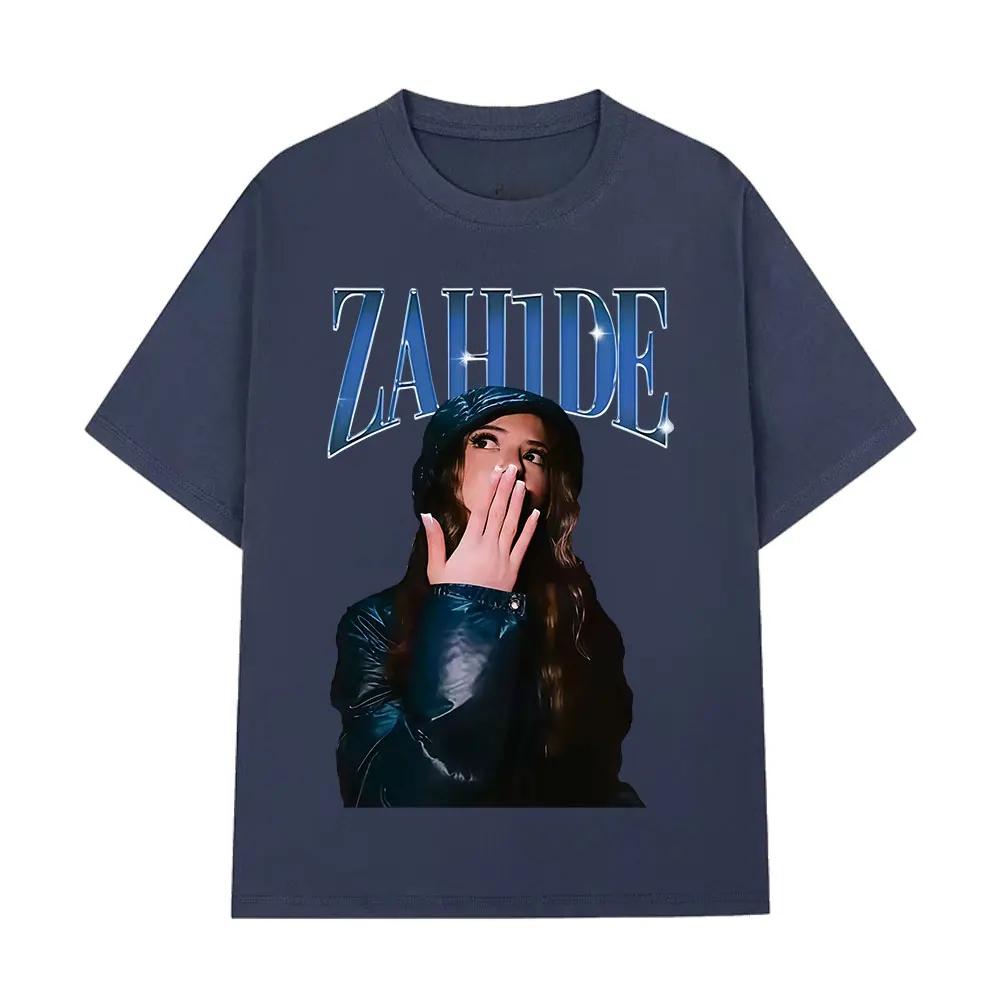 

Zahide Merch Graphic Tshirt Unisex Women Clothing Fashion High Quality T Shirts Cotton Oversized Short Sleeve Harajuku Tshirts S