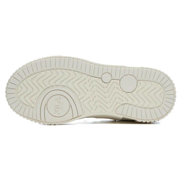 Fila Blocks Fabric Comfortable Low-Top Skate Shoes Women Sneaker Gray White F12W312209FOS