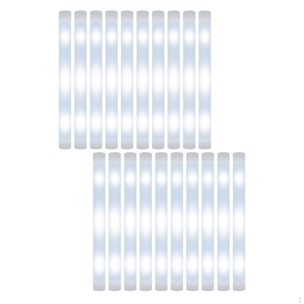 20 Luminous Foam Rods for Parties And Events