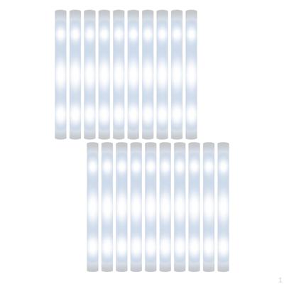 20 Luminous Foam Rods for Parties And Events