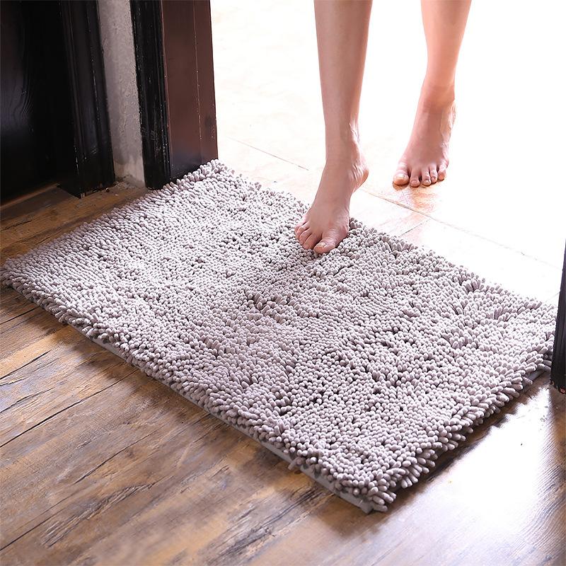 Encrypted Thickened Microfiber Chenille Floor Mat Carpet Bathroom Bathroom Absorbent Non-slip Mat Door Mat Floor Mat