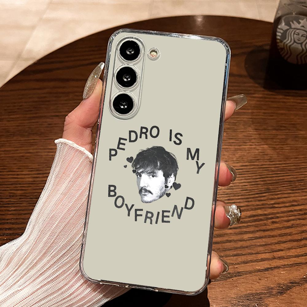 Pedro Pascal Actor Phone Case Silicone For Samsung S30,23,21,22,20 FE lite,S10,9,PIus Note20ultra Soft Transparent