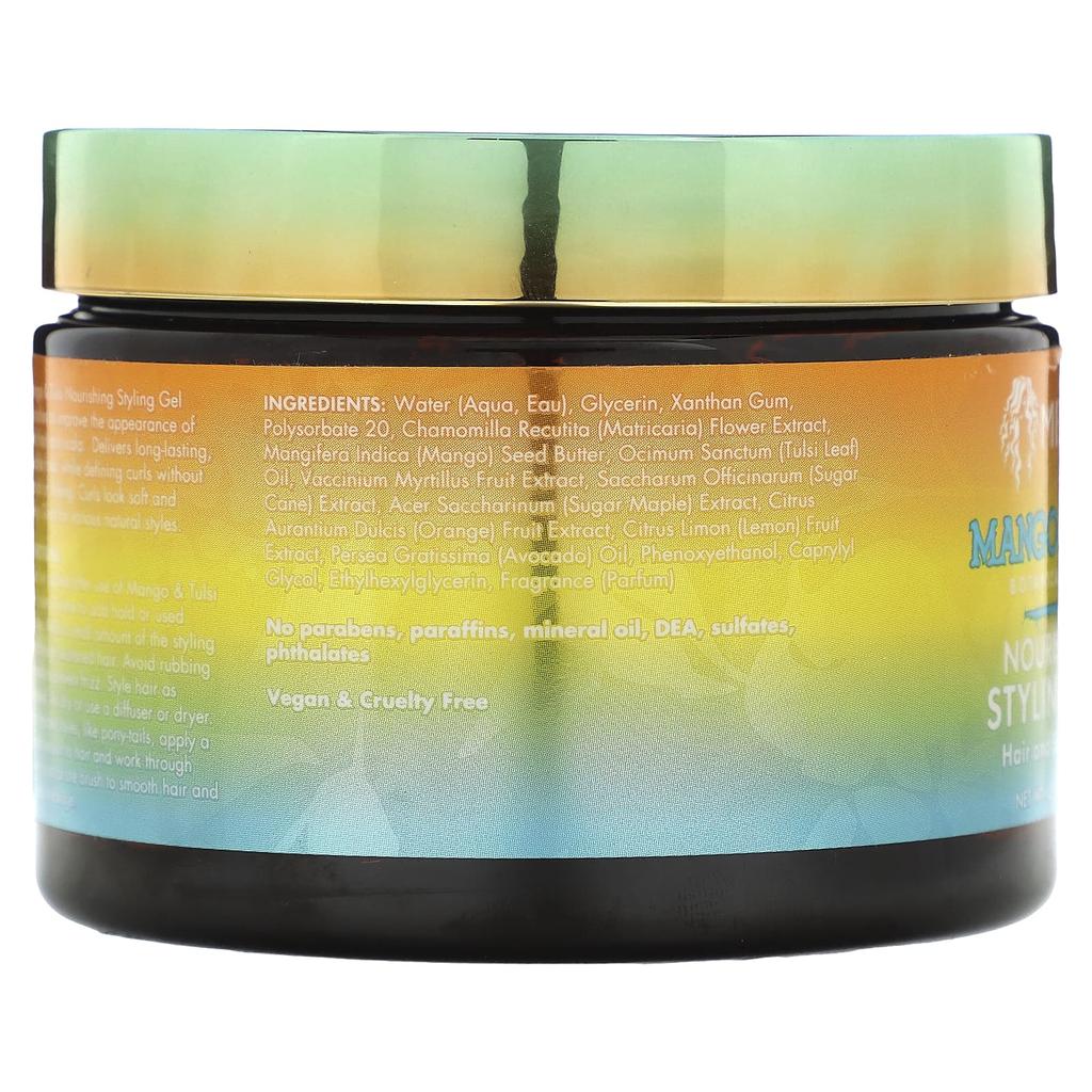 Mielle Nourishing Styling Gel, Mango & Tulsi, 340g (12oz)
