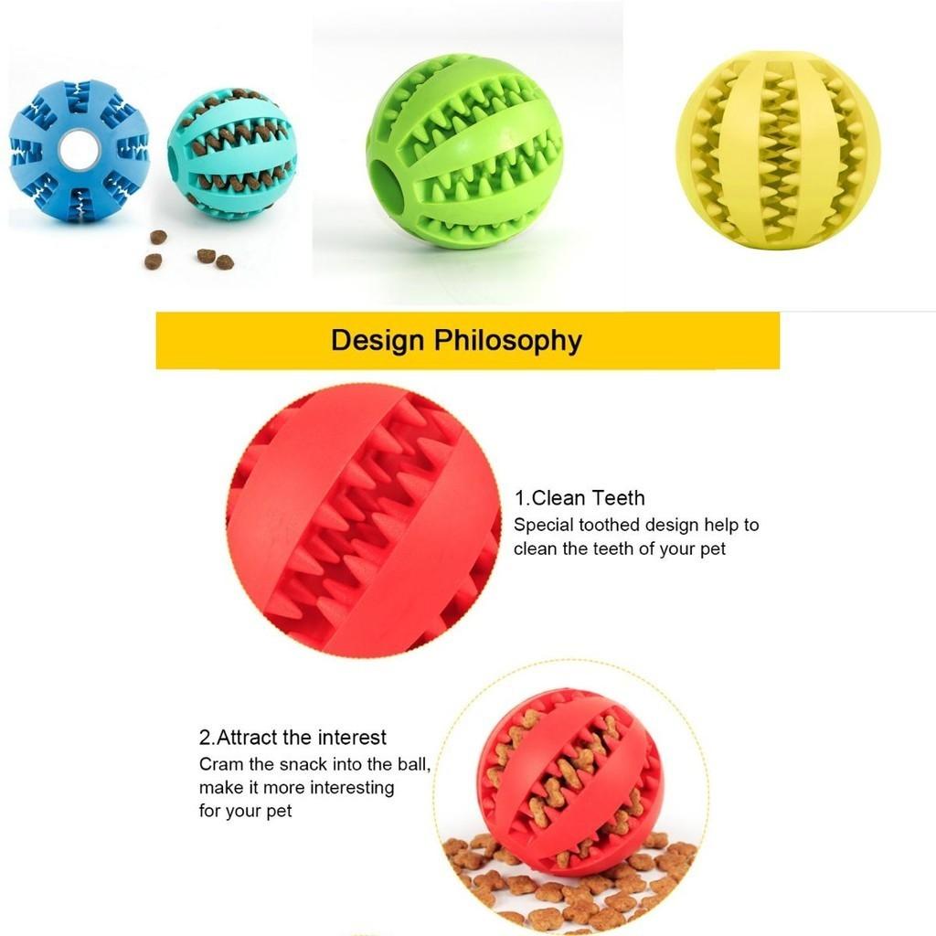 Non-toxic Rubber Pet Ball For Iq Training And Chew Resistant Playtime