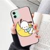 Black Case for Xiaomi Poco X6 X4 M5 M6 F5 F6 C65 C55 C50 C51 C40 Pro Redmi 14C A3X 13C 12C 11T 10A 9C Note 7 6 8A Plus L-29 Cute Pochacco