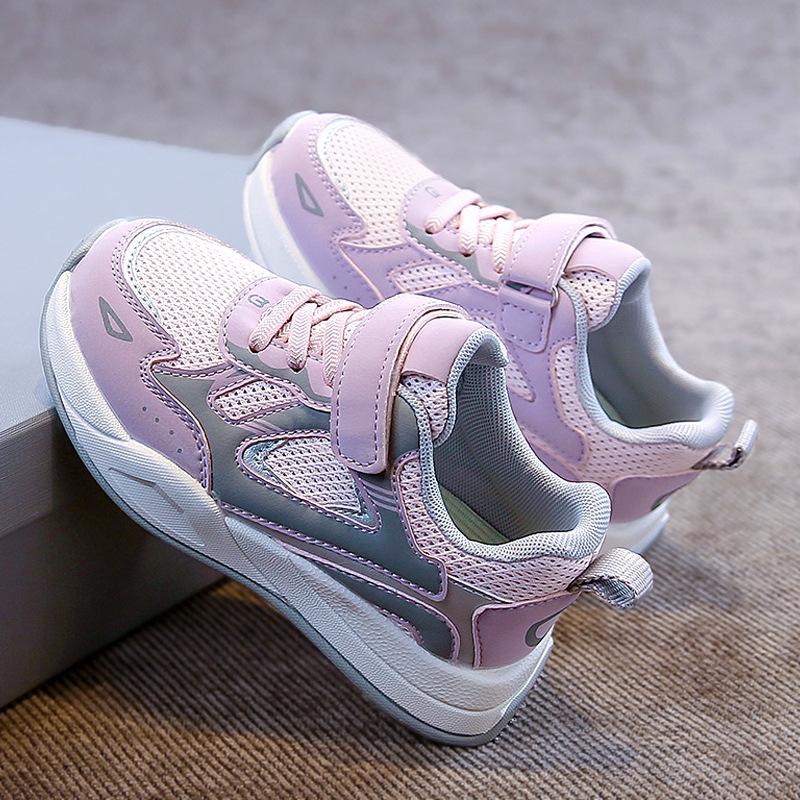 

Boys shoes 2025 new autumn children s sports running shoes older children s casual non-slip Velcro little white dad shoes 26-31 One hand 6 pairs фиолетовый