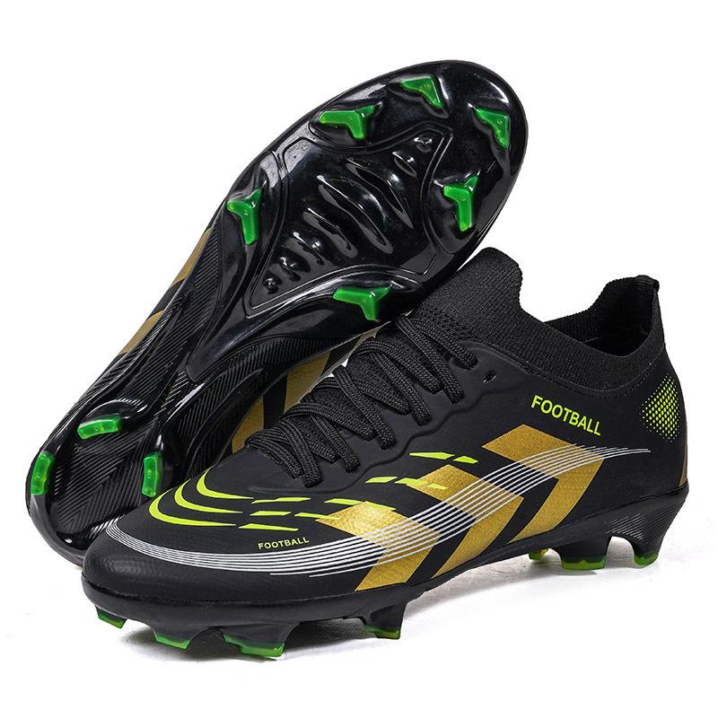 

New C Luo low-top seamless fly-woven student couple AG long nails broken nails youth football shoes direct sales 35