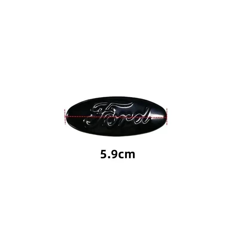 AAAMV1 For Ford Edge Escape ST Explorer Territory Equator Mondeo Focus Escort Steering Wheel Center Emblem Badge Interior Decal Trim