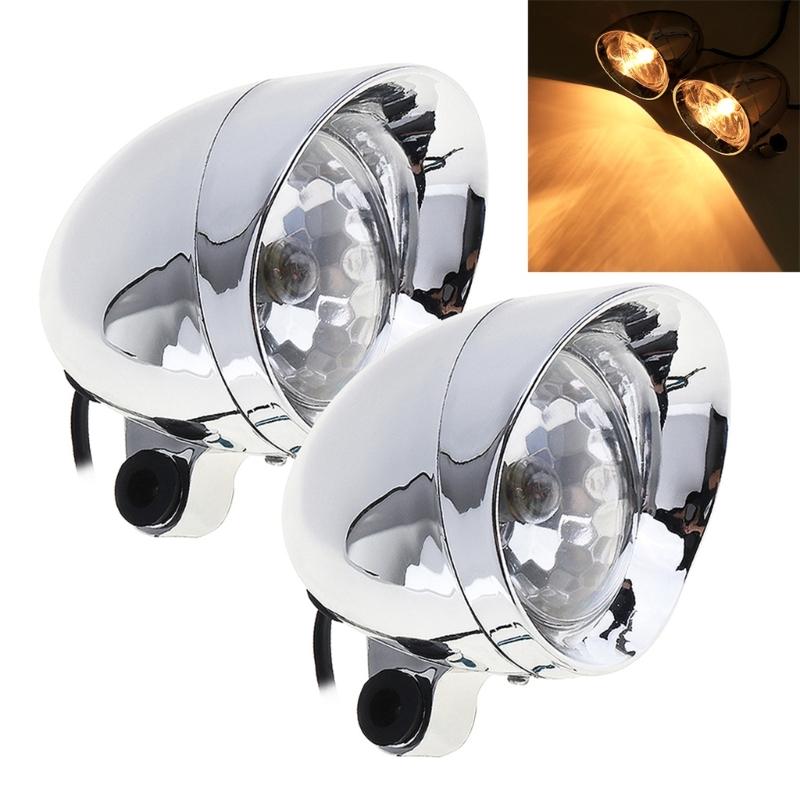 2pcs Led Car Bulbs High Power Super Bright Spotlight Headlight Motorcycle Drl Fog Light серебряный