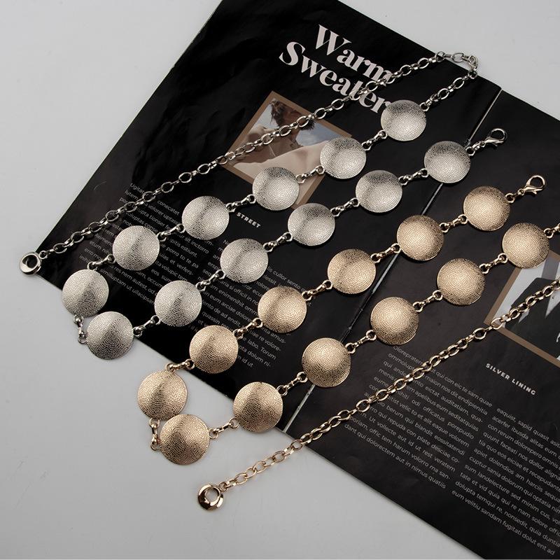 European and American Metal Chain Women's Trendy Versatile Dress Decorative High-end Waist Chain Women's Style