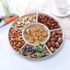 Divided for Party Compartment Nuts Dish Appetizer Serving Platter Snack Plate Food Storage Tray