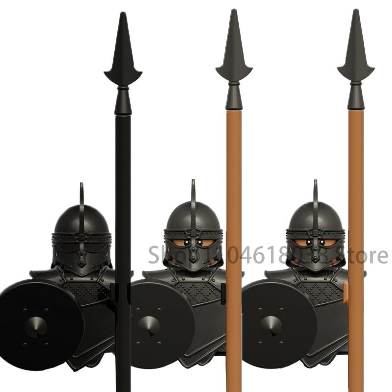 Medieval Military Noble Knights Building Blocks Figures Accessories Helmet Armor Shield Sword MOC Bricks Toys Friends Gifts