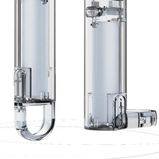 Yousheng Transparent Handheld Fan 3 Speed Adjustable USB Rechargeable Summer Cooling Fan Portable Travel Outdoor Mini Personal Fan