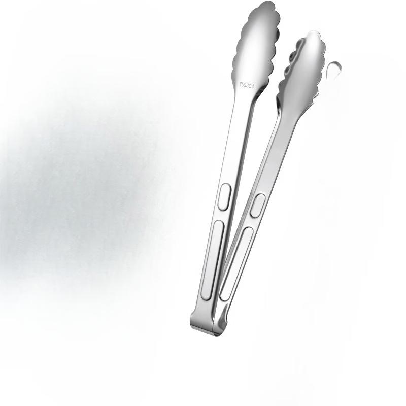 Zhizhou 9-inch 304 Stainless Steel Food Tongs Set