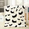 Abstract Closed Eyes Cute Eyelashes Blanket Lightweight Blankets All Season Throw Blanket for Couch Bed Soft Flannel Blanket