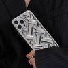 Niche Knitted Pattern Suitable for Apple 14 New Mobile Phone Case Electroplated IPhone13proMax Anti Fall Protection Case 12