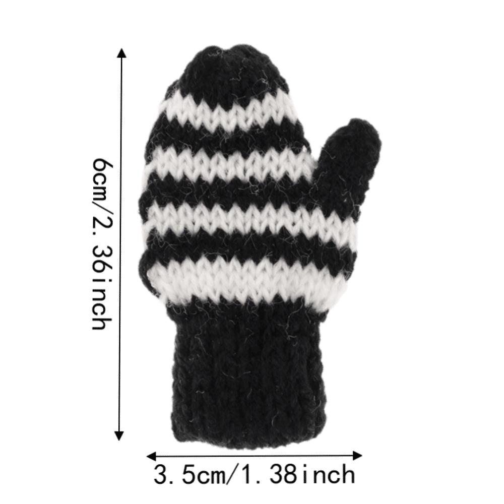 Mini Mini Knit Mittens Tiny Doll Accessories Accessories Tiny Yarn Gloves Craft