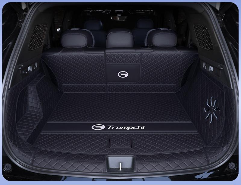 For Trumpchi GAC S7 2025 2026 Car Styling Fully Enclosed Trunk Pad Leather Trunk Mat Backrest Pad Auto Modification Accessories