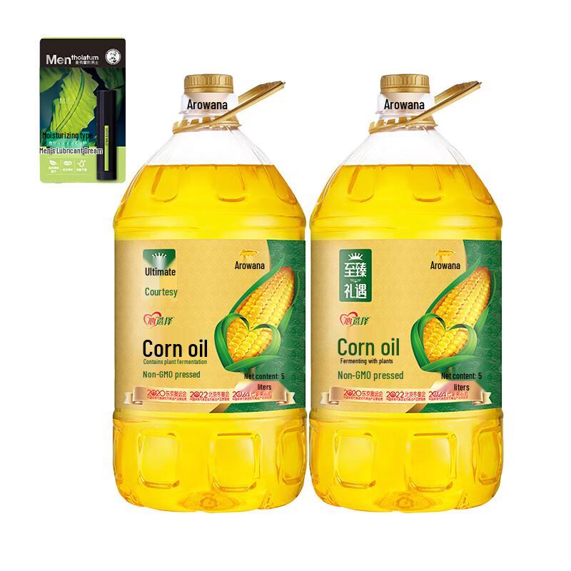 Набор Mentholatum Мужской бальзам для губ и Кукурузное масло Арована