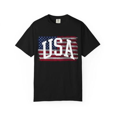 T-shirt USA, Maglietta Bandiera Americana, Celebrazione del 4 Luglio Unisex Maglietta America