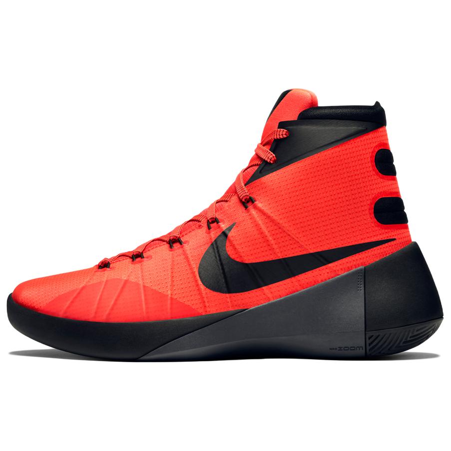 

Nike Hyperdunk 2015 Comfortable Lightweight Shock Absorption Non-Slip Wear-Resistant High-Top Basketball Shoes Men sneaker Red Black 749562-600 43