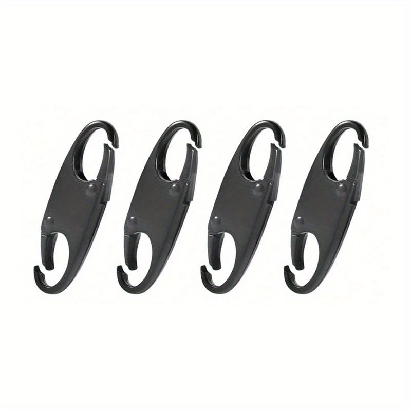 2/4PCS Carabiner Clip Double-layer S-shaped Zipper Clip Used for Outdoor Fishing  Rock Climbing Camping Gadgets and Accessories
