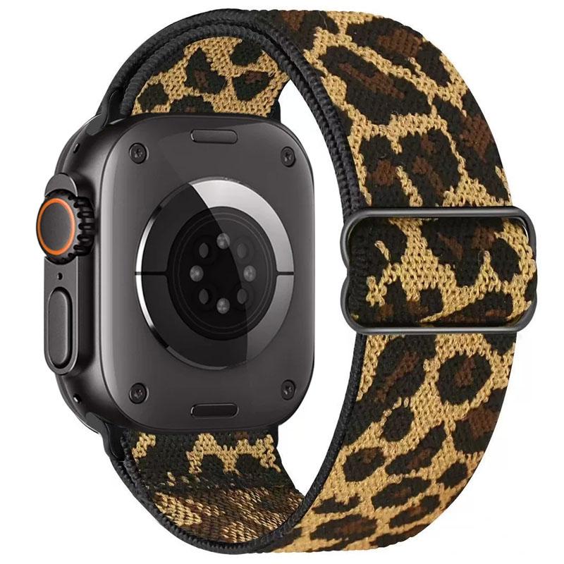 Elastic Nylon Loop Strap For Apple Watch Ultra 3/2/1 49mm 11 10 46mm 42mm Bracelet Wristband iWatch 9 8 7 6 5 4 SE 45/41/44/40mm