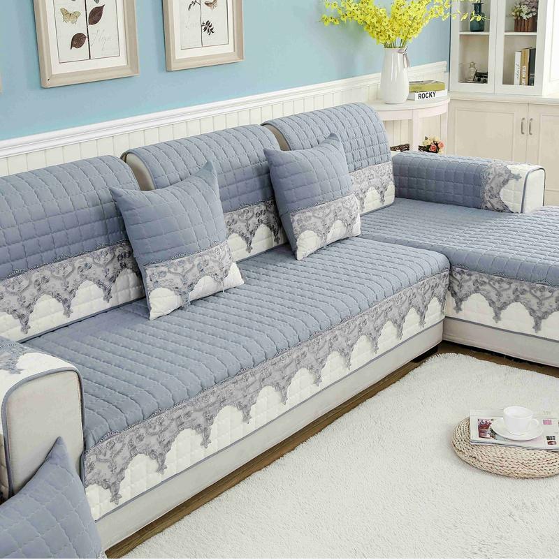 Plaid Non-slip Sofa Cover Protector Chaise Four Season Universal Stretch Corner Sofa Cushion Towel 1/2/3/4-seater Sofá Cojines
