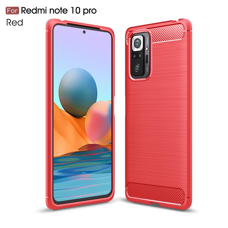 

Для Чехол Xiaomi Redmi Note 10 Pro Чехол Для Redmi Note 10 Pro Capa Ударопрочный ТПУ Мягкий Чехол Redmi Note 10S 10 11 12 Pro Fundas For Mi 10T (Pro) красный