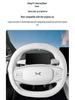 Nappa Leather Anti-Slip Steering Wheel Cover for Xiaopeng P7/P7 Plus - All-Season Car Accessory