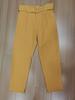 European & American Slim-Fit Straight-Leg Nine-Point Pants with Elastic Waistband