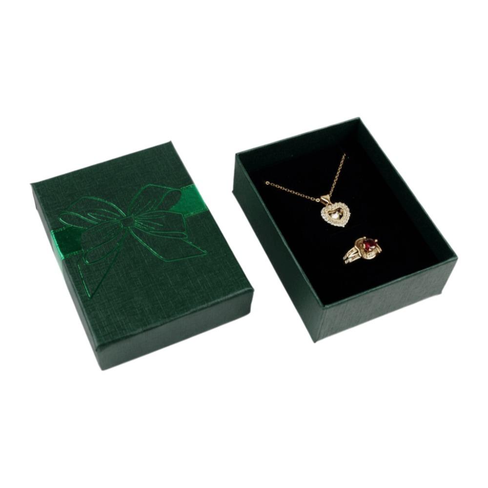 Bow Decoration Jewelry Container Storage Container Jewelry Storage Box Paper Box  For Her Wedding