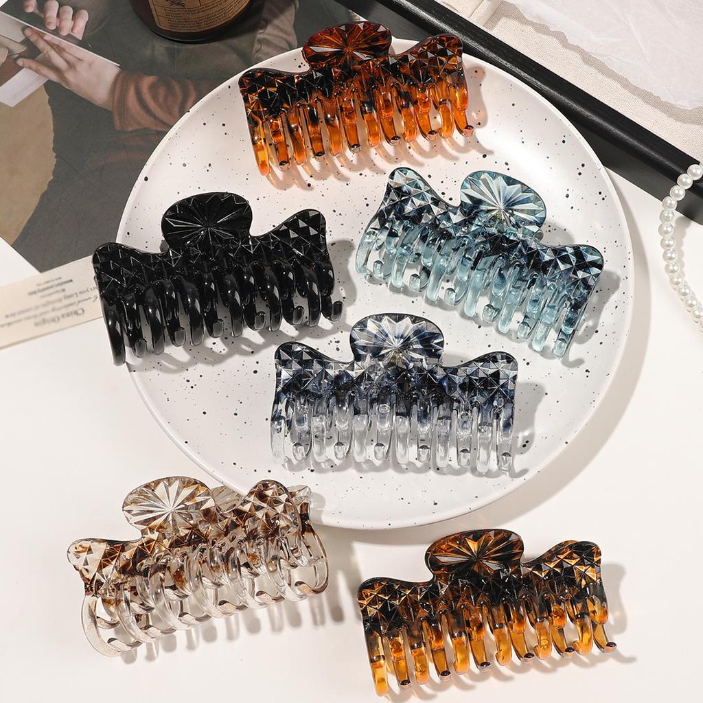 6 Pcs French Butterfly Hair Claw Clips,Small Leopard Hair Barrettes,Tortoise Bow Jaw Clips,Hair Accessory for Women Girls