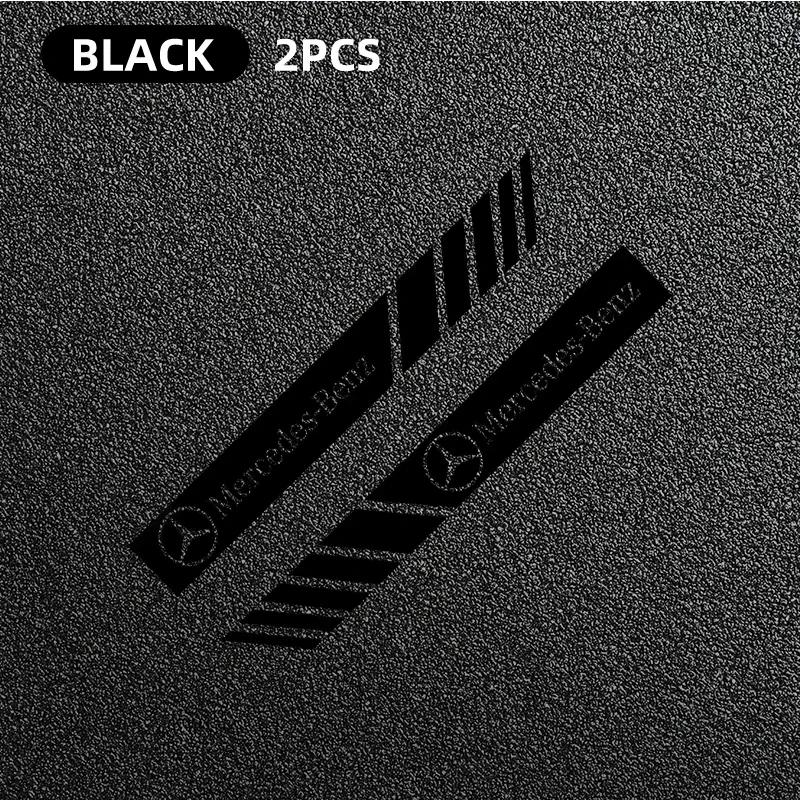 GOX3   2pcs/set Car Sticker Rearview Mirror Side Decal Stripe For Mercedes Benz AMG A B C E S Class GLA GLC CLA GLK GLE Accessories
