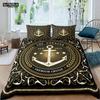 Premium 3D Nautical Anchor Beding Set Bedrom Soft Modern Bedspreads Comefortable Children Kids Soft Duvet Cover Comfortable Quilt Cover And Pilowcase