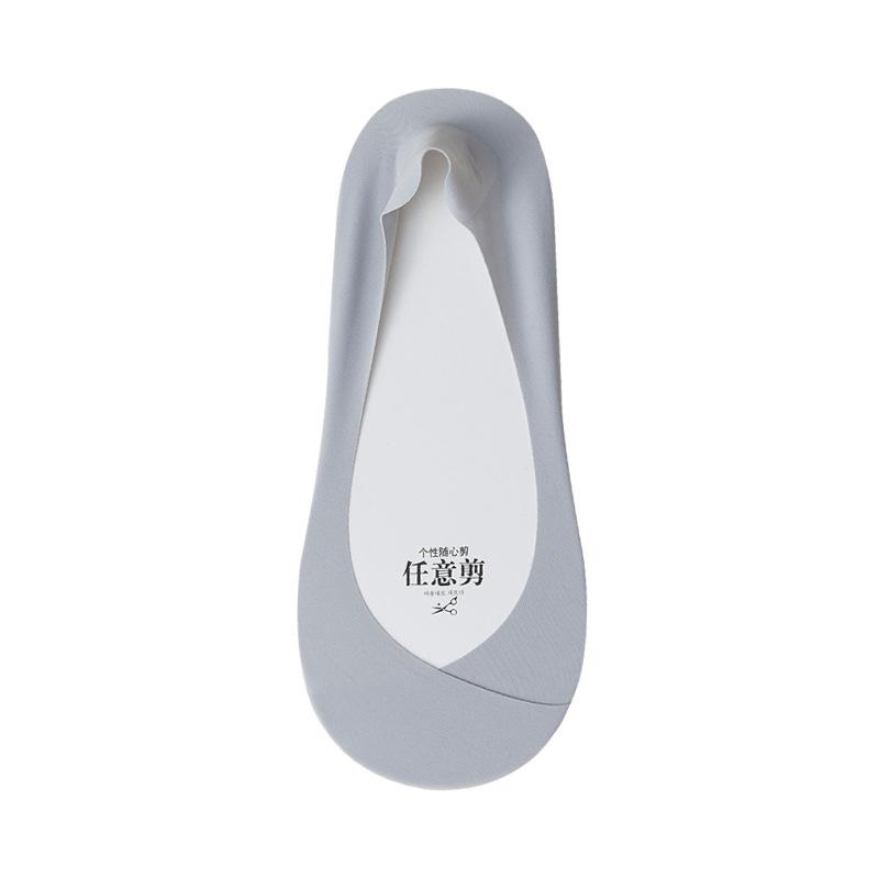 

Ледяные шелковые носки-лодочки, Женские, Тонкие, Нескользящие, Невидимые носки, С мелким вырезом, Носки для высоких каблуков, Носки для детей one size светло-серый