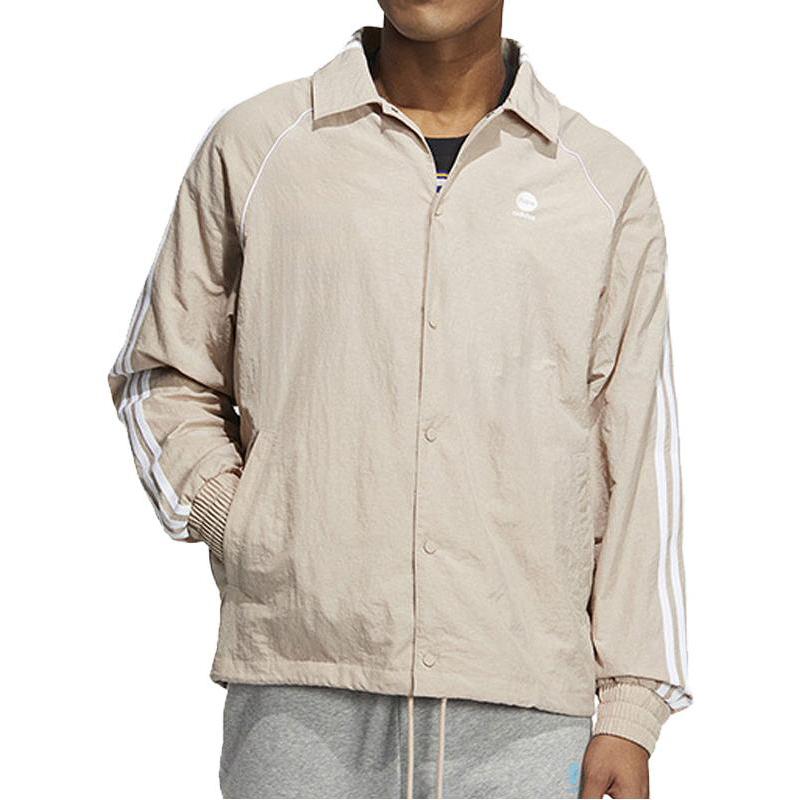 Adidas Sports Casual Jacket Men Tops Khaki IA6789